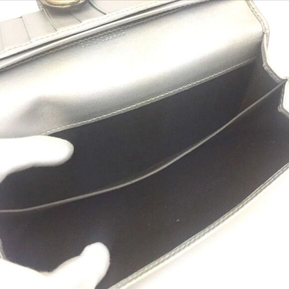 GUCCI Shima Heart Logo Clip Leather Long Bifold Wallet /S0930 - Picture 7 of 8
